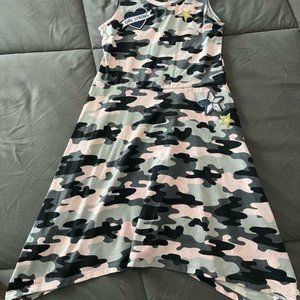 Set of 3 Children place 7/8 camouflaged dresses